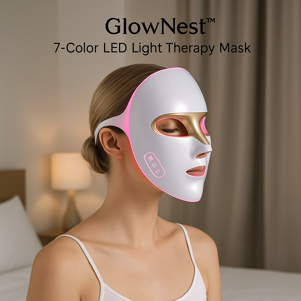 GlowNest™ 7-Colour LED Light Therapy Mask